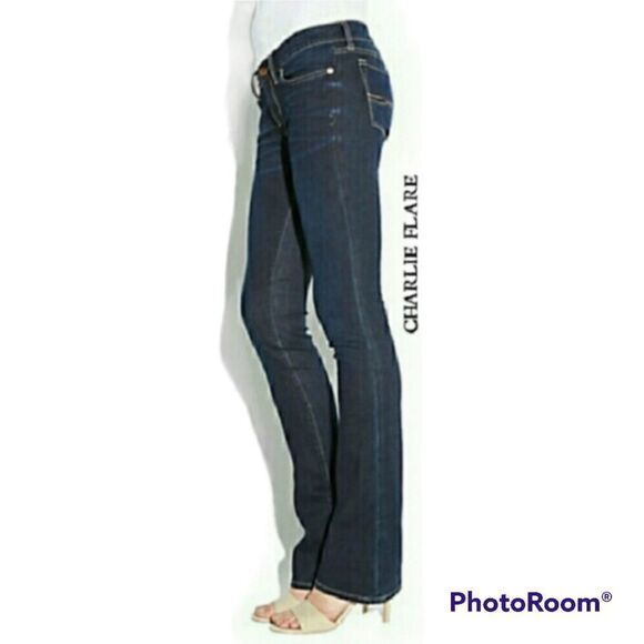 Lucky BRAND CHARLIE FLARE DARK WASH JEANS 29 - Picture 1 of 16